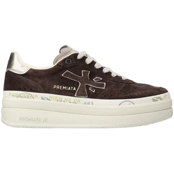 Premiata MICOL Brown Platform Sneaker - BROWN / 37