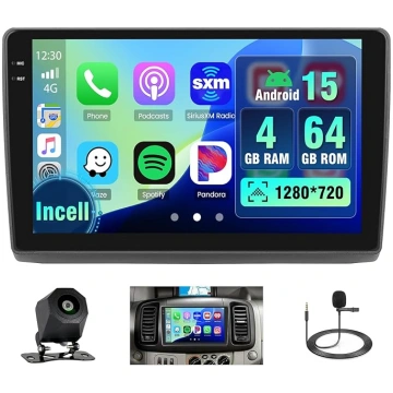 4+64G Android auto radio priekš Renault Trafic 200