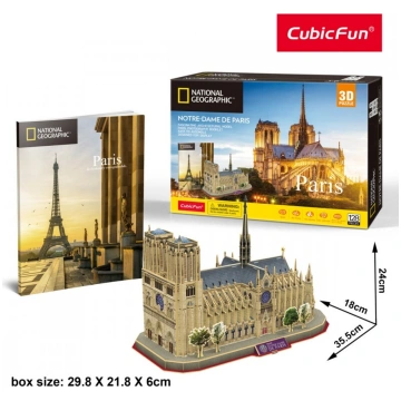 Cubic Fun Puzzle 3d Notre Dame national geographic