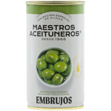 Maestros Aceituneros Embrujos zaļās olīvas ar kaul