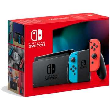 NINTENDO SWITCH CONSOLE 1.1 NEON BLUE/NEON RED NEW