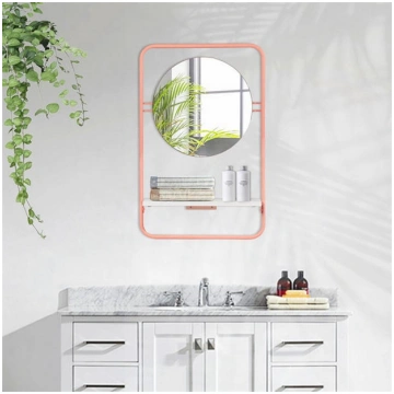 HAGAN Bathroom Mirror with shelf