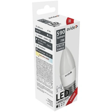 Avide LED spuldze, 7W ,E27, 3000K