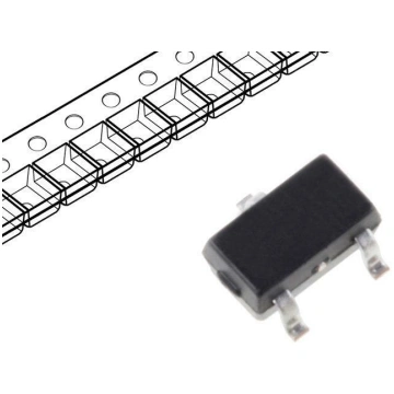 Transistor: N-MOSFET; unipolar; 60V; 0.34A; 0.33W;