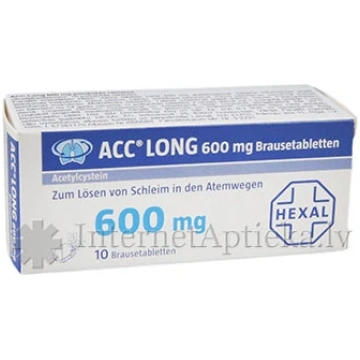 ACC Long 600 Hexal, 10 putojošās tabletes