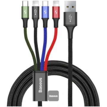 Baseus 4-in-1 USB cable Lightning, Micro-USB - 1.2