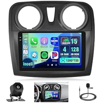 4+128G Android auto radio ar ekrānu priekš Renault