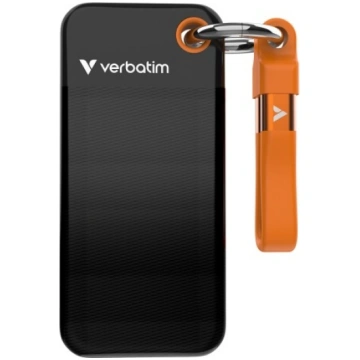 Verbatim Pocket SSD 1TB USB-C 3.2 Gen 2 Black/Oran