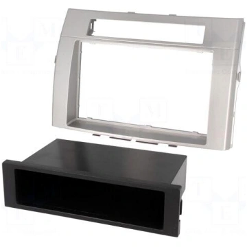 Radio mounting frame | Toyota | 2 DIN | silver PER
