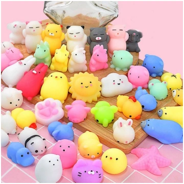50-5GAB Kawaii Squishies Mochi Anima Squishy rotaļ