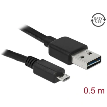 Delock Cable EASY-USB 2.0 Type-A male > USB 2.0 Ty