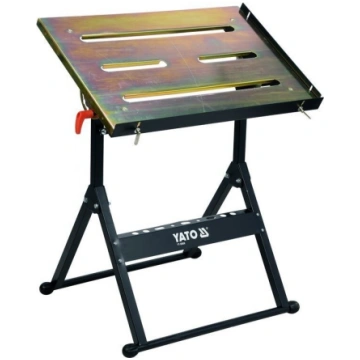 Folding welding table