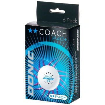 Galda tenisa bumbiņas Donic P40+ Coach 2 zvaigžņu,