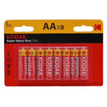 Kodak baterijas cinka Zinc AA 8paka 8879309510426