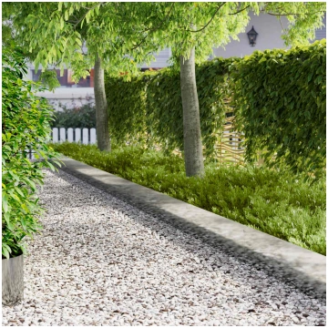 Zāliena apmale 10 pcs 103 x 30 cm tērauds sudraba