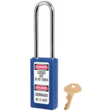 411LTBLU | Zenex padlock - Keyed different - Key r