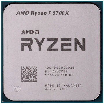 AMD Processor Ryzen 7 5700X TRAY 100-100000926 | 1
