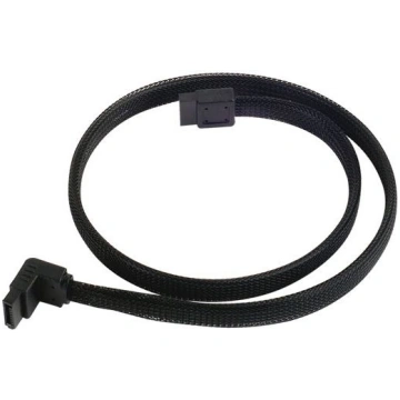 SilverStone Kabel SATA 3 - 50cm oplywowy katowy - 