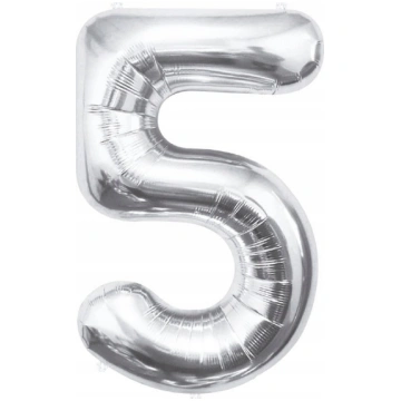 Folijas balons cipars GoDan Beauty & Charm Nr. 5, 