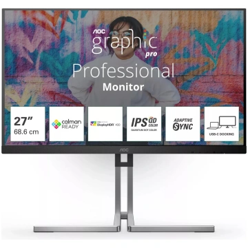 Datora monitors AOC Q27U3CV 27" 4K Ultra HD LCD 25