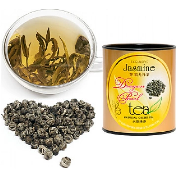 GF Jasmine Dragon Pearl PT100gr. Zaļā tēja