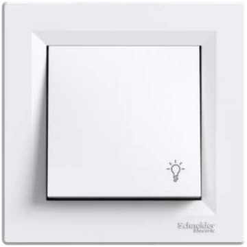Schneider Electric Przycisk swiatlo Asfora bialy -