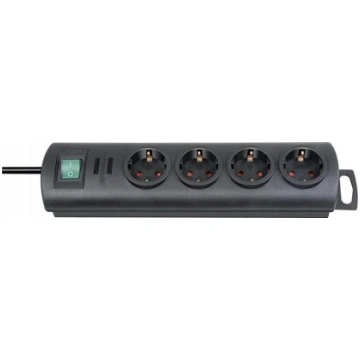 Brennenstuhl PRIMERA-LINE 4 fold black 1,5m 115330