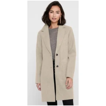 ONLCARRIE BONDED COAT - Klasisks mētelis - humus m