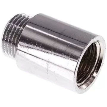 Misiņa hromēts vītnes pagarinātājs 1/2" 30mm FM