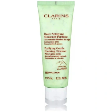 Clarins Purifying Gentle Foaming Cleanser sejas tī