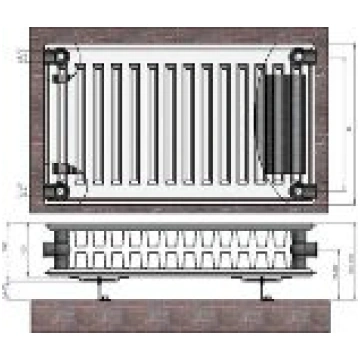 Termolux radiators Tips 22x500x600 Compact, sānu p