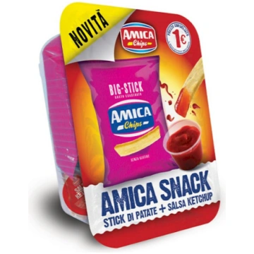 Uzkoda Amica Snack Bigstick (kartupeļu salmiņi + m