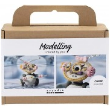 Radošais komplekts "Modelēšana - Rozā robots" C_20