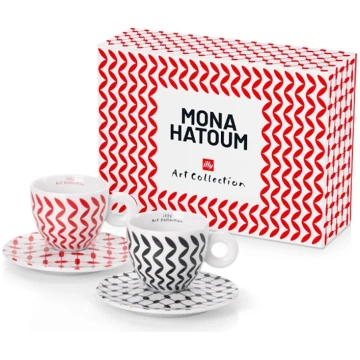 Krūzītes Mona Hatoum 2 Cappuccino Cups 2021 illy