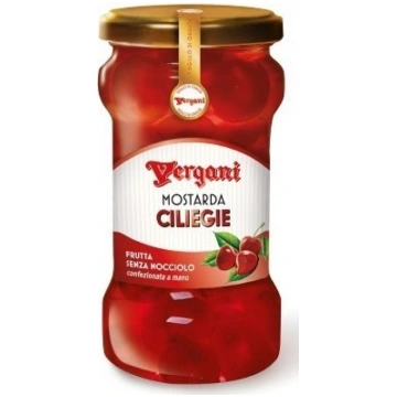 VERGANI MOSTARDO DI CILIEGIE DA 400 GR CONFEZIONE 