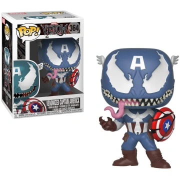 Venom POP! Marvel Venomized Captain America 9 cm P