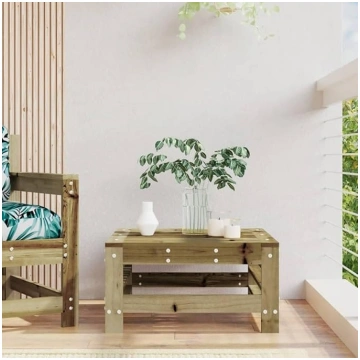 Homgoday Garden Footrest Waterproof Pine Wood Outd
