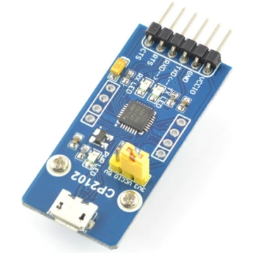 Converter USB-UART CP2102, microUSB port, Waveshar
