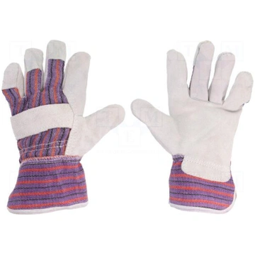 Protective gloves | Size: 10 | cotton,natural leat