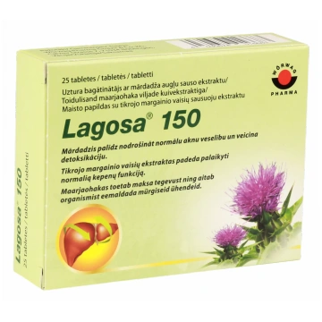 LAGOSA 150 tabletes, 25 gab