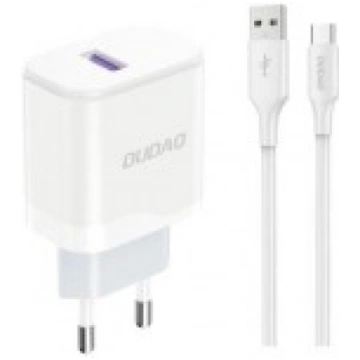 Charger Dudao (A20EU) + type-C cable (1xUSB 18w) w