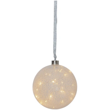 Stikla bumba Glow Snow, 15 cm Star Trading
