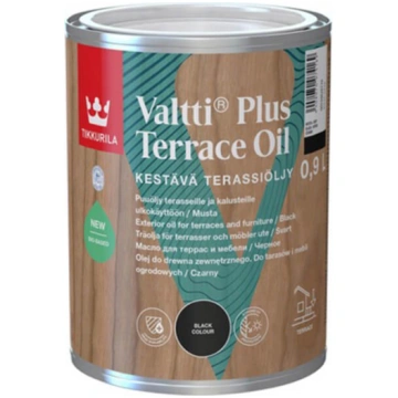 Tikkurila Valtti Plus Terrace Oil melna eļļa teras