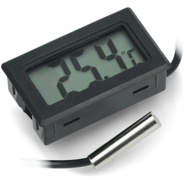 Panel thermometer with LCD display from -50°C to 1