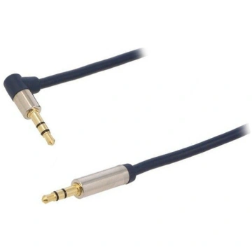 Cable; Jack 3.5mm 3pin plug,Jack 3.5mm 3pin angled