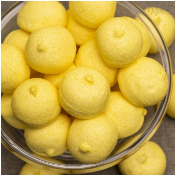 Zefīra golfa bumbiņas dzeltenā krāsā, 500 g