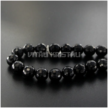 Onikss pērlītes fasetētas 12 mm virtene 20 cm