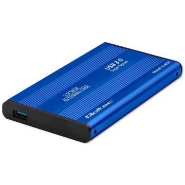 Qoltec Aluminium External Hard Drive Case HDD SSD 