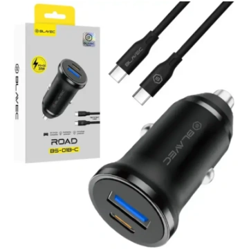 Blavec automašīnas lādētājs BS-01B-C Road - USB +