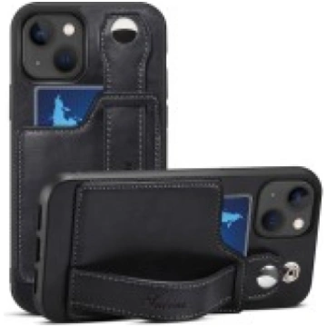 Suteni Impact Buffer PU Leather Back Case with Car